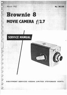 Kodak Brownie Movie 8 manual. Camera Instructions.